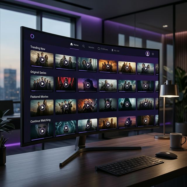 Zupiyo OTT Platform Mockup